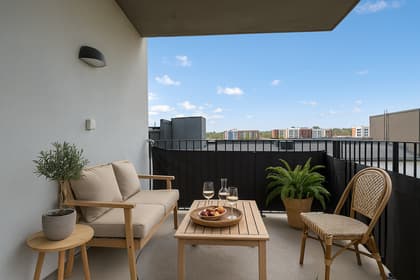 Balkong eller utsiktsbild