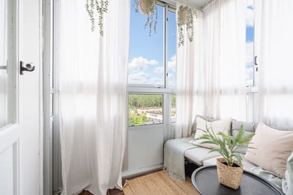 Balkong eller utsiktsbild