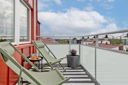 Balkong eller utsiktsbild