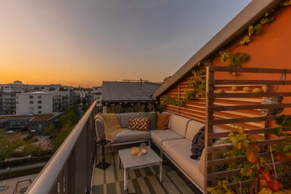 Balkong eller utsiktsbild