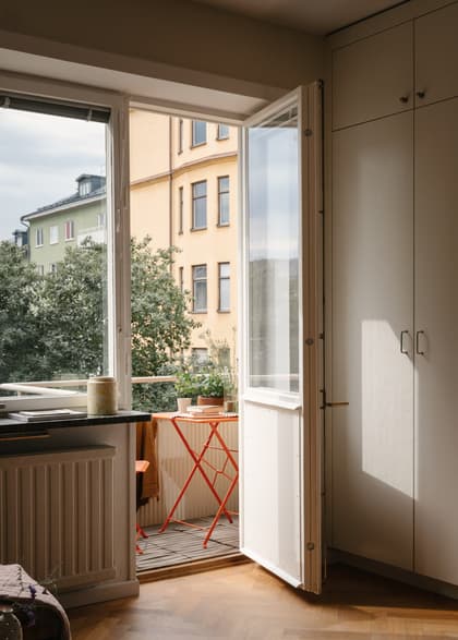 Balkong eller utsiktsbild