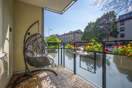 Balkong eller utsiktsbild