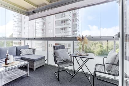 Balkong eller utsiktsbild