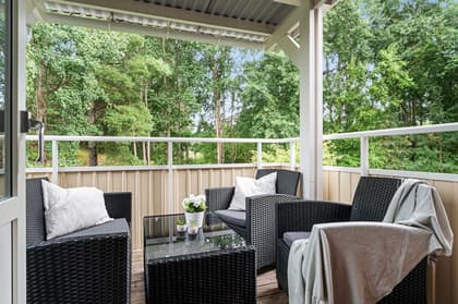 Balkong eller utsiktsbild