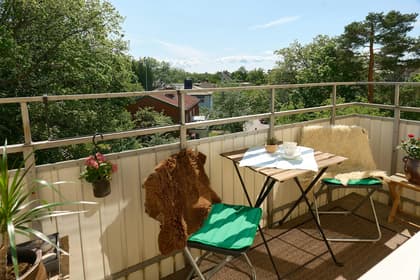 Balkong eller utsiktsbild