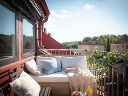 Balkong eller utsiktsbild