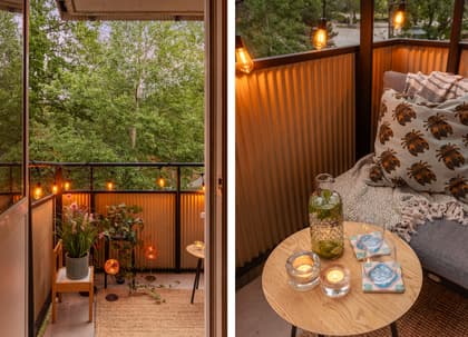 Balkong eller utsiktsbild