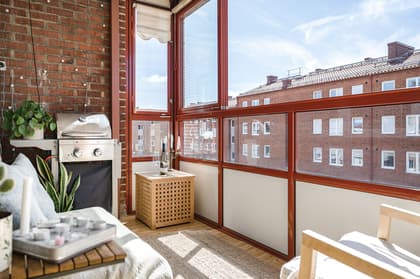 Balkong eller utsiktsbild