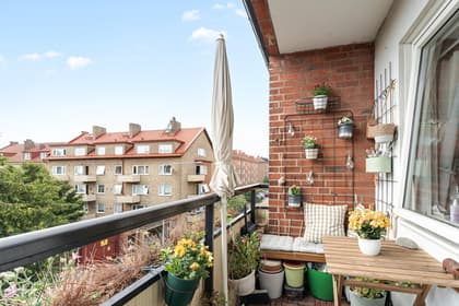 Balkong eller utsiktsbild