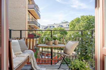 Balkong eller utsiktsbild