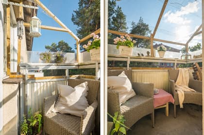 Balkong eller utsiktsbild