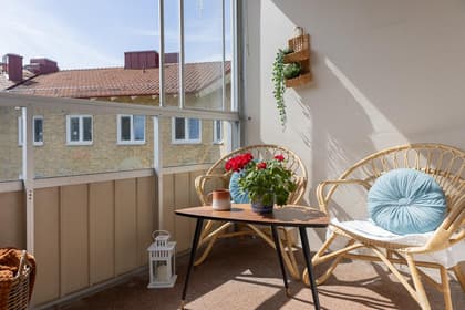 Balkong eller utsiktsbild