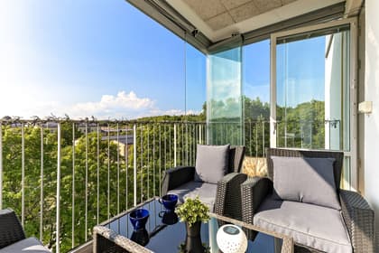 Balkong eller utsiktsbild