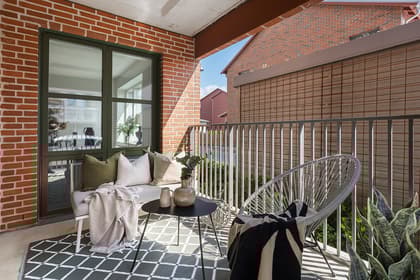 Balkong eller utsiktsbild