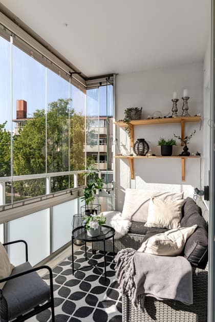 Balkong eller utsiktsbild