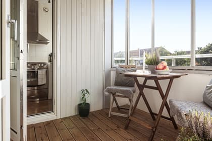 Balkong eller utsiktsbild