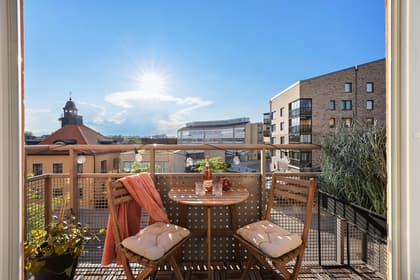 Balkong eller utsiktsbild