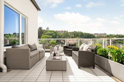 Balkong eller utsiktsbild