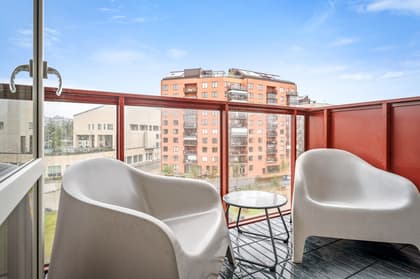 Balkong eller utsiktsbild