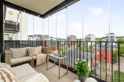 Balkong eller utsiktsbild