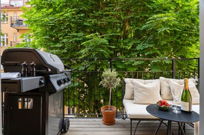 Balkong eller utsiktsbild