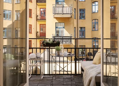 Balkong eller utsiktsbild