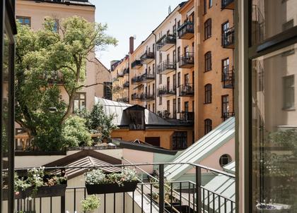 Balkong eller utsiktsbild