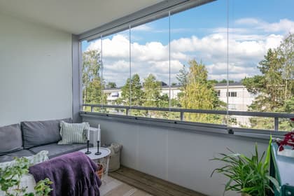 Balkong eller utsiktsbild