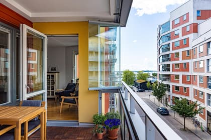 Balkong eller utsiktsbild