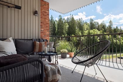 Balkong eller utsiktsbild