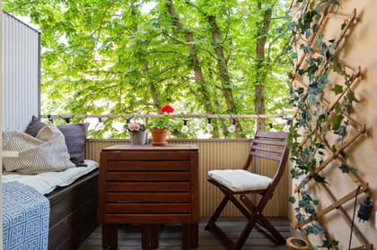 Balkong eller utsiktsbild