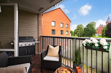 Balkong eller utsiktsbild