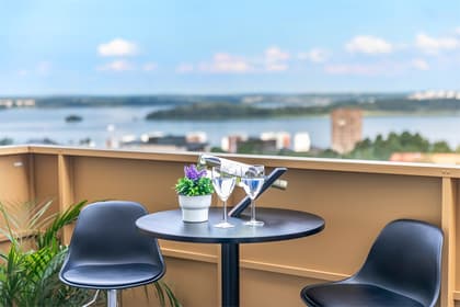 Balkong eller utsiktsbild