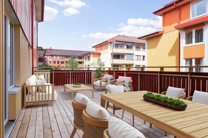 Balkong eller utsiktsbild