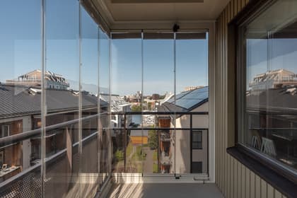 Balkong eller utsiktsbild