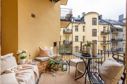 Balkong eller utsiktsbild