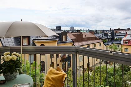 Balkong eller utsiktsbild