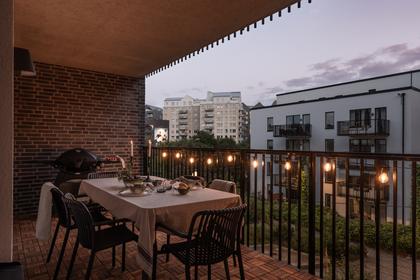 Balkong eller utsiktsbild