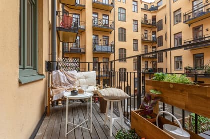 Balkong eller utsiktsbild