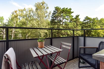 Balkong eller utsiktsbild