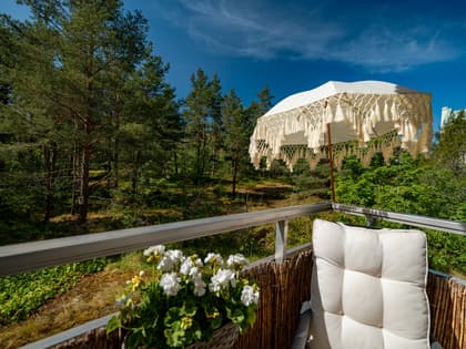 Balkong eller utsiktsbild