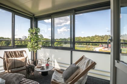 Balkong eller utsiktsbild