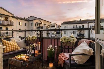 Balkong eller utsiktsbild