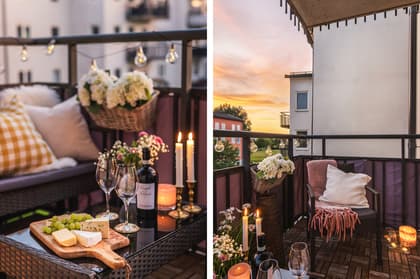 Balkong eller utsiktsbild