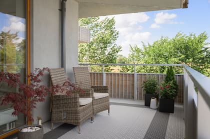 Balkong eller utsiktsbild