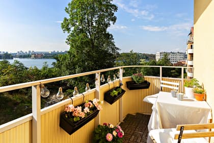 Balkong eller utsiktsbild