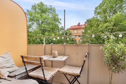 Balkong eller utsiktsbild