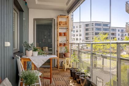 Balkong eller utsiktsbild