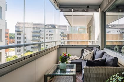 Balkong eller utsiktsbild