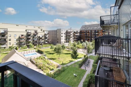 Balkong eller utsiktsbild